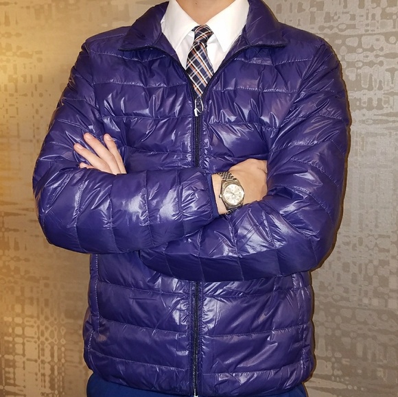 NWT Men's Packable Down Lightweight Winter Jacket - Picture 4 of 8